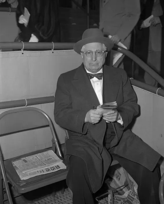 Framed Print : Louis B. Mayer at the Race Track