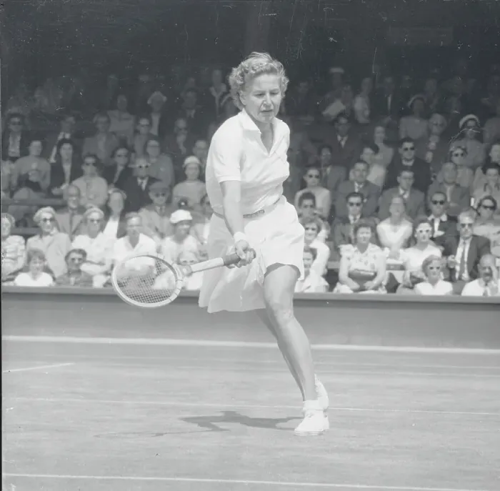 Framed Print : Louis Brough Swinging Tennis Racquet Framed Print : Louis Brough Swinging Tennis Racquet