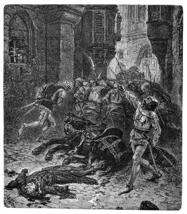 Framed Print : Louis D orleans slain Framed Print : Louis D orleans slain
