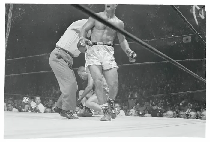 Framed Print : Louis Dropped by Marciano Framed Print : Louis Dropped by Marciano