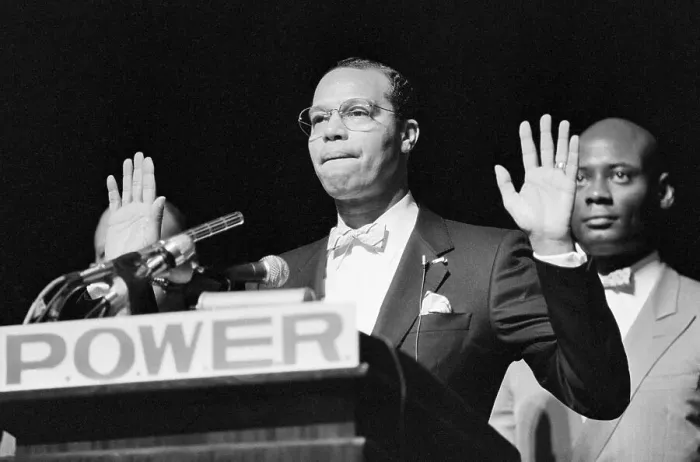 Framed Print : Louis Farrakhan Speaks in Boston Framed Print : Louis Farrakhan Speaks in Boston
