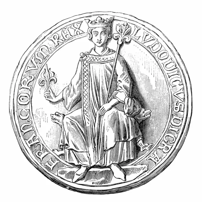 Framed Print : Louis IX or Saint Louis, Ludwig IX. 1214-1270, a Capetian King of France Framed Print : Louis IX or Saint Louis, Ludwig IX. 1214-1270, a Capetian King of France