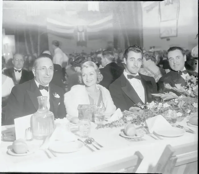 Framed Print : Louis Mayer Sitting With Colleagues Framed Print : Louis Mayer Sitting With Colleagues