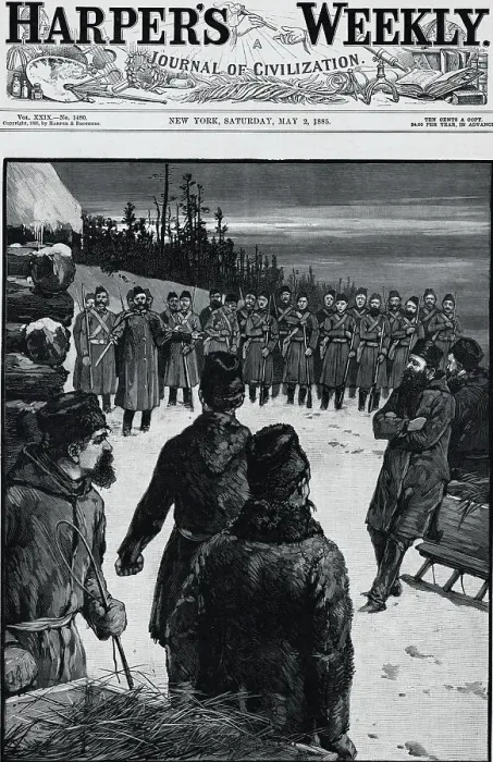 Framed Print : Louis Riel Speaking to Followers Outdoors Framed Print : Louis Riel Speaking to Followers Outdoors