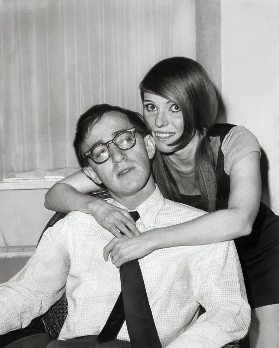 Framed Print : Louise Lasser Hugging Woody Allen Framed Print : Louise Lasser Hugging Woody Allen
