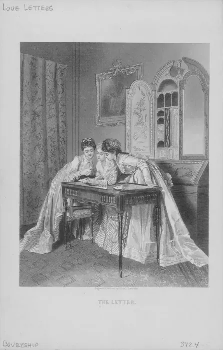 Framed Print : The Love Letter
