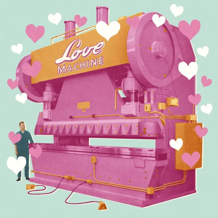 Framed Print : Love Machine