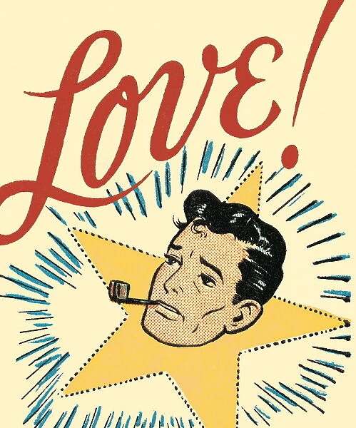 Love! Man with a cigar