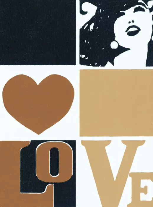 Framed Print : Love pattern Framed Print : Love pattern