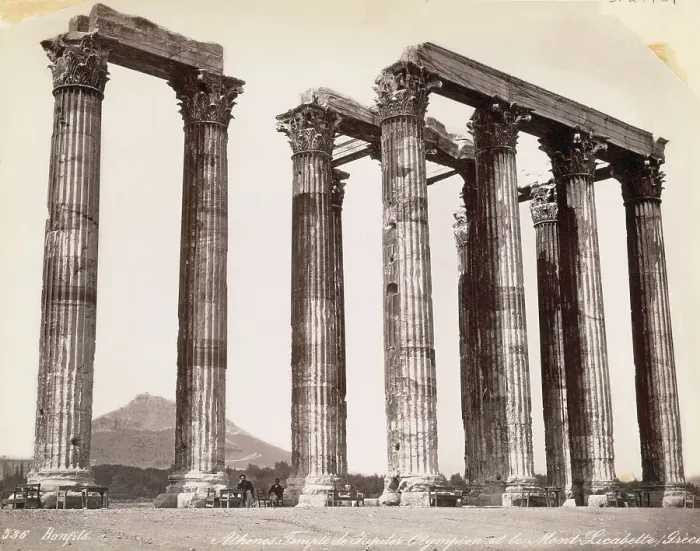 Framed Print : Low Angle Ruins of Corinthian Columns Framed Print : Low Angle Ruins of Corinthian Columns