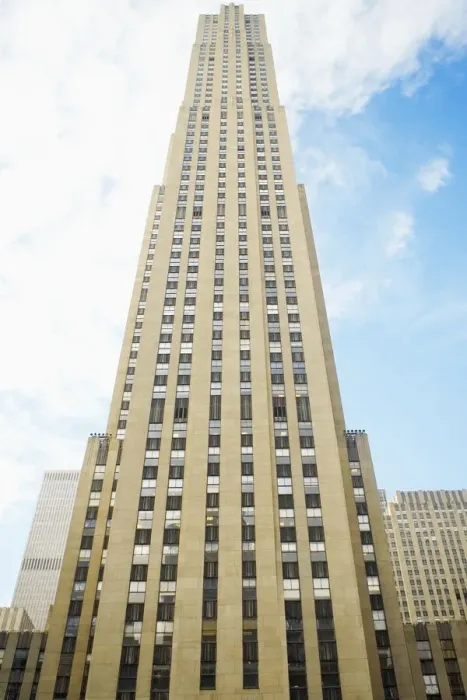 Framed Print : Low angle view of a building, Rockefeller Center, Manhattan, New York City Framed Print : Low angle view of a building, Rockefeller Center, Manhattan, New York City