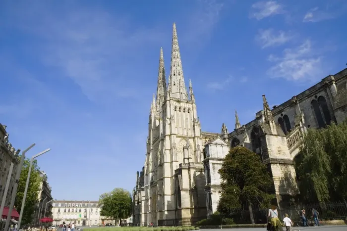 Framed Print : Low angle view of a church, St. Andre Cathedral, Bordeaux, Aquitaine, France Framed Print : Low angle view of a church, St. Andre Cathedral, Bordeaux, Aquitaine, France