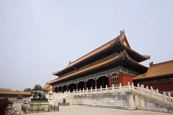 Low angle view of a palace, Forbidden City, Beijing, China