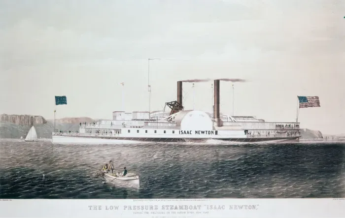 Framed Print : Low Pressure Steamboat