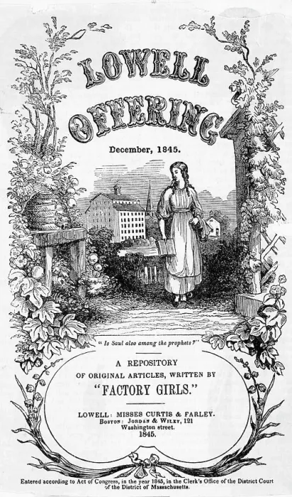 Framed Print : Lowell Offering Title Page Framed Print : Lowell Offering Title Page