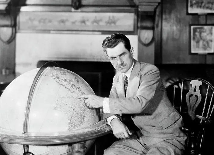 Framed Print : Lowell Thomas in The Blonde Captive