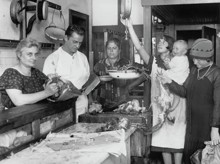 Framed Print : Lower East Side Butcher, Manhattan Framed Print : Lower East Side Butcher, Manhattan