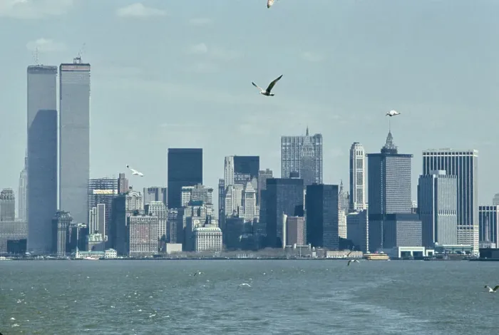 Framed Print : Lower Manhattan From Upper New York Bay Framed Print : Lower Manhattan From Upper New York Bay