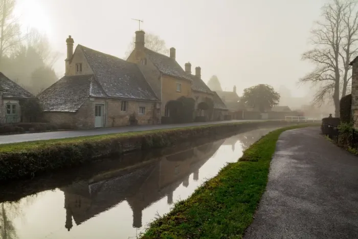 Framed Print : Lower Slaughter Framed Print : Lower Slaughter
