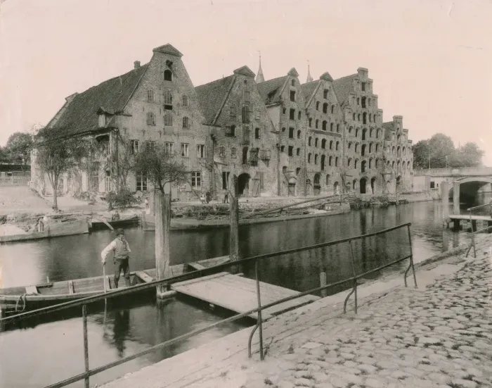 Framed Print : Lubeck Warehouses Framed Print : Lubeck Warehouses
