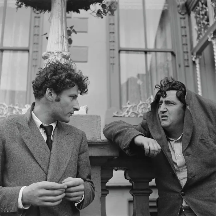 Framed Print : Lucien Freud And Brendan Behan, 1954