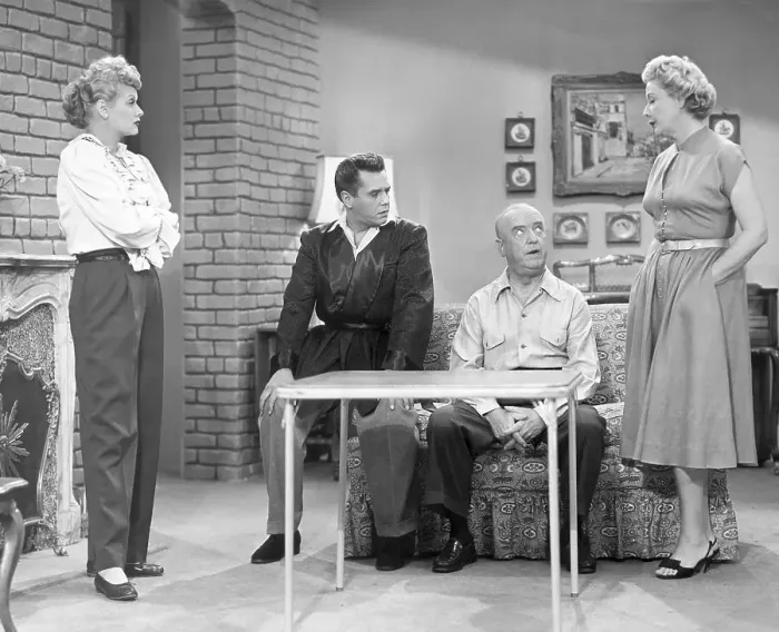 Framed Print : Lucille Ball with Cast of I Love Lucy Framed Print : Lucille Ball with Cast of I Love Lucy