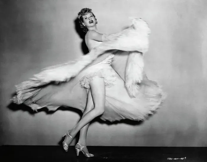 Framed Print : Lucille Ball Dancing in Costume for The Big Street Framed Print : Lucille Ball Dancing in Costume for The Big Street