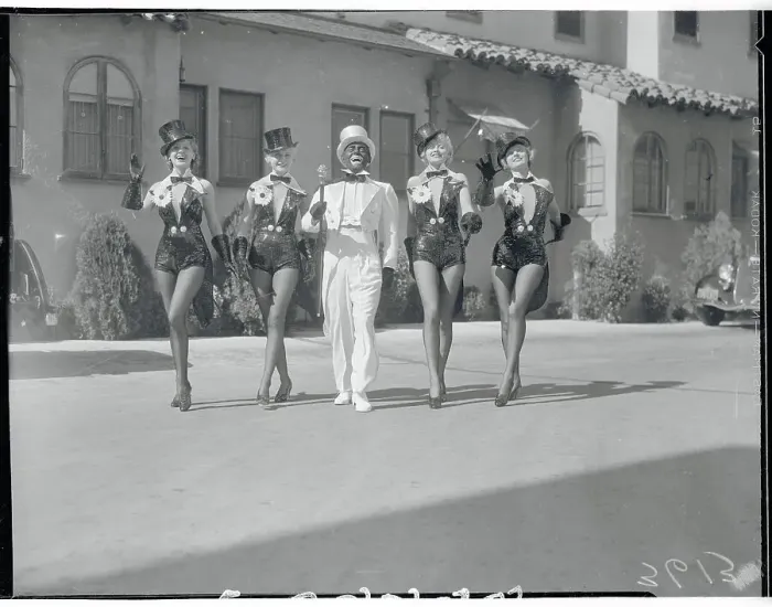 Framed Print : Lucille Ball With Eddie Cantor and Girls Posing in Costumes Framed Print : Lucille Ball With Eddie Cantor and Girls Posing in Costumes