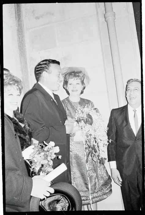 Framed Print : Lucille Ball and Gary Morton on Their Wedding Day Framed Print : Lucille Ball and Gary Morton on Their Wedding Day