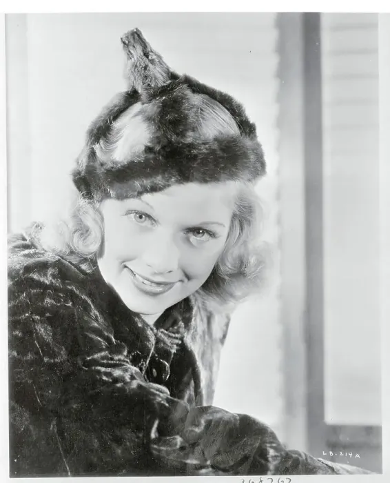 Framed Print : Lucille Ball Modeling Fur Hat Framed Print : Lucille Ball Modeling Fur Hat