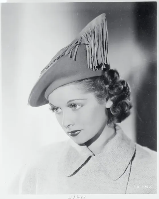 Framed Print : Lucille Ball Modeling Prince Charming Style Hat Framed Print : Lucille Ball Modeling Prince Charming Style Hat