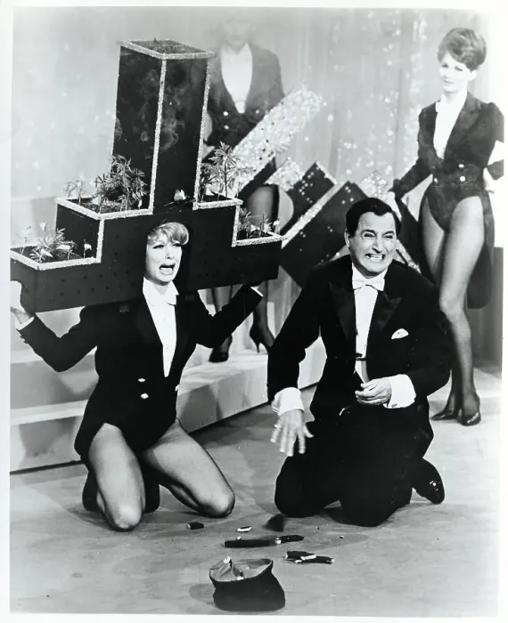 Framed Print : Lucille Ball Performing with Danny Thomas Framed Print : Lucille Ball Performing with Danny Thomas