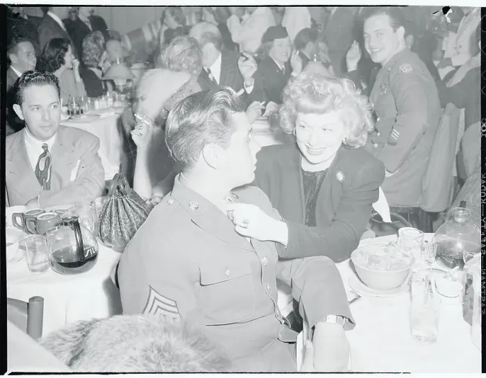 Framed Print : Lucille Ball Sitting With Desi Arnaz in Military Uniform Framed Print : Lucille Ball Sitting With Desi Arnaz in Military Uniform