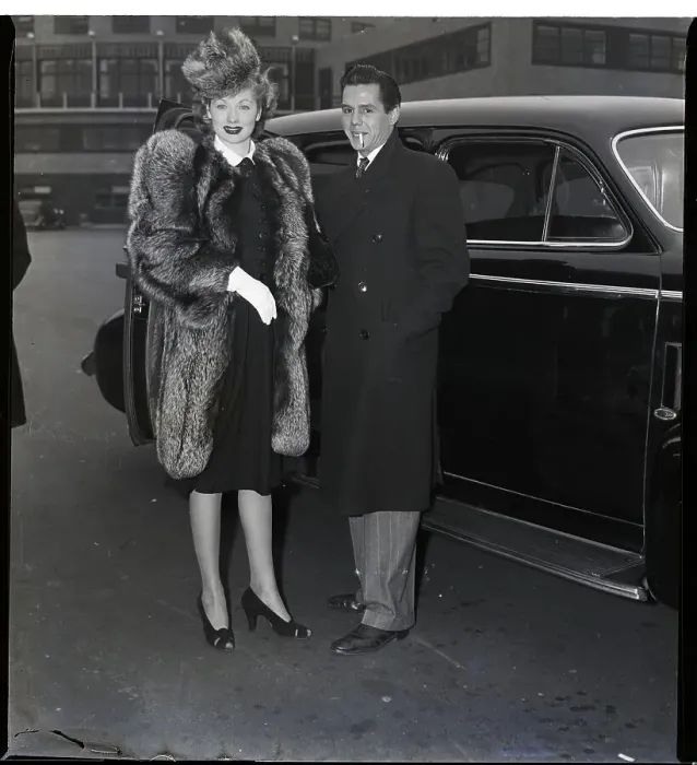 Framed Print : Lucille Ball Standing with Desi Arnaz Framed Print : Lucille Ball Standing with Desi Arnaz