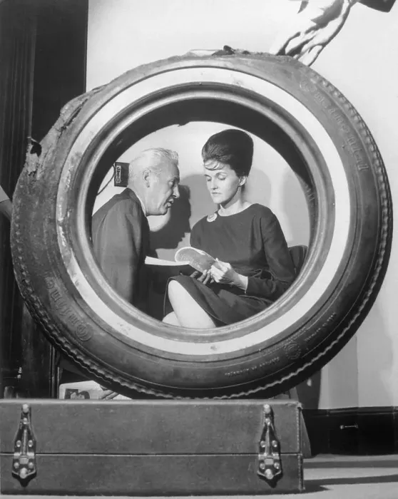 Framed Print : Lucille Miller and Attorney Edward Foley Framed Print : Lucille Miller and Attorney Edward Foley