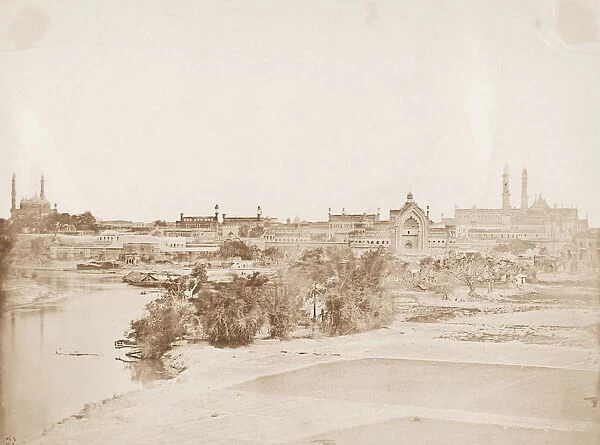 Lucknow. The Gomti River in Lucknow, shortly after the Indian Mutiny, 1858