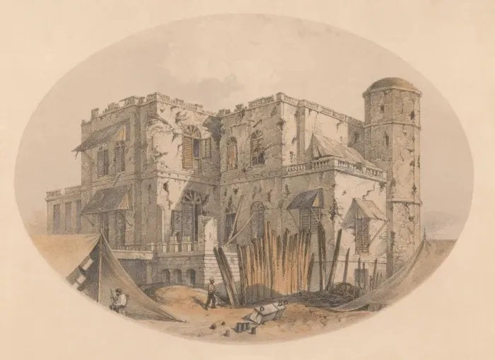 Framed Print : Lucknow Residency Framed Print : Lucknow Residency