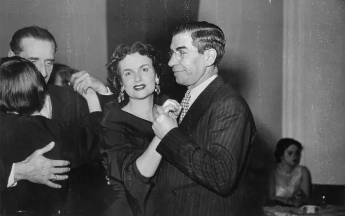 Framed Print : Lucky Luciano Dancing at Palermo Night Club Framed Print : Lucky Luciano Dancing at Palermo Night Club