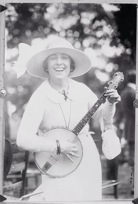 Framed Print : Lucrezia Bori Playing the Banjo Framed Print : Lucrezia Bori Playing the Banjo
