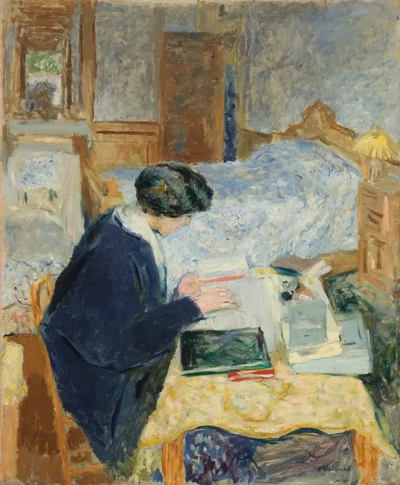 Framed Print : Lucy Hessel Reading (Lucy Hessel lisant), 1913. Artist: Vuillard, Édouard (1868-1940) Framed Print : Lucy Hessel Reading (Lucy Hessel lisant), 1913. Artist: Vuillard, Édouard (1868-1940)