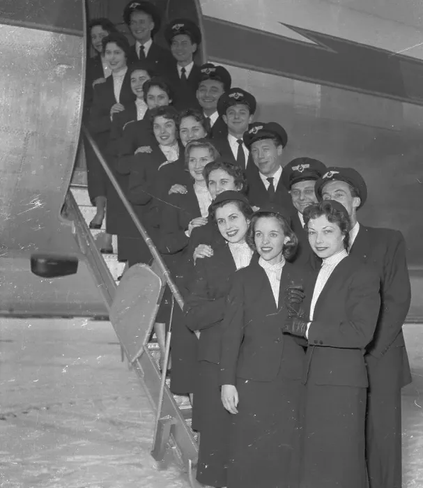 Framed Print : Lufthansa Airline Crew Framed Print : Lufthansa Airline Crew