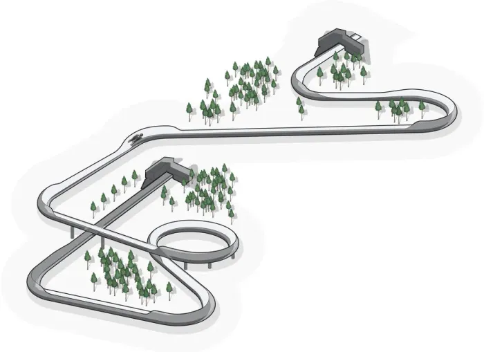 Framed Print : Luge track Framed Print : Luge track
