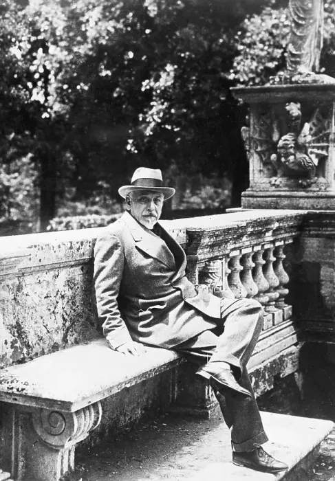 Framed Print : Luigi Pirandello In Garden; Novelist Framed Print : Luigi Pirandello In Garden; Novelist