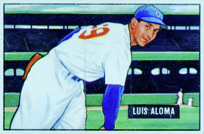 Framed Print : Luis Aloma Baseball Card Framed Print : Luis Aloma Baseball Card