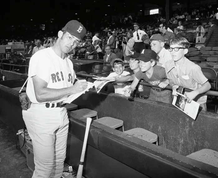 Framed Print : Luis Aparicio Signing Autographs Framed Print : Luis Aparicio Signing Autographs