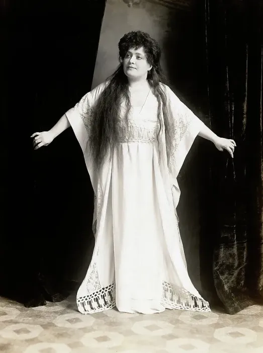 Framed Print : Luisa Tetrazzini Wearing White Robe Framed Print : Luisa Tetrazzini Wearing White Robe