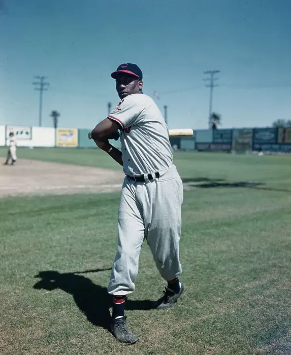 Framed Print : Luke Easter Swinging a Bat Framed Print : Luke Easter Swinging a Bat
