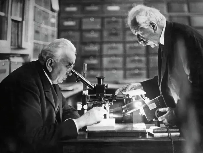 Framed Print : Lumiere Brothers At Work In Laboratory Framed Print : Lumiere Brothers At Work In Laboratory