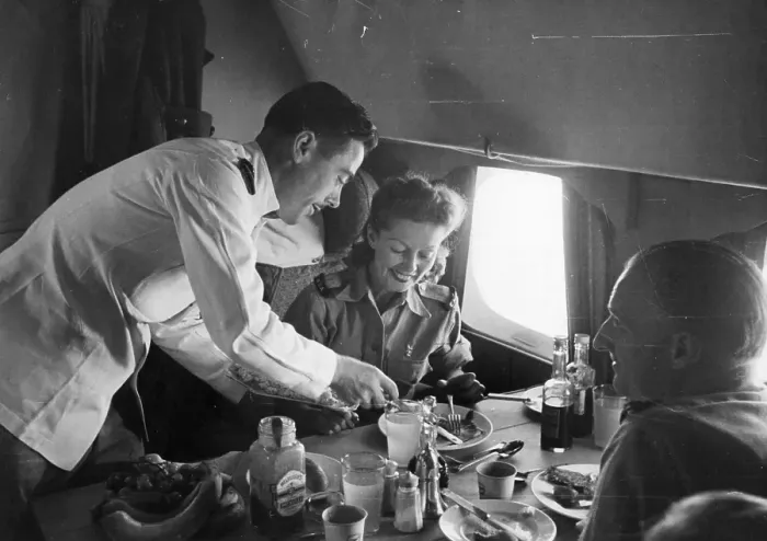 Framed Print : Lunch In Plane Framed Print : Lunch In Plane