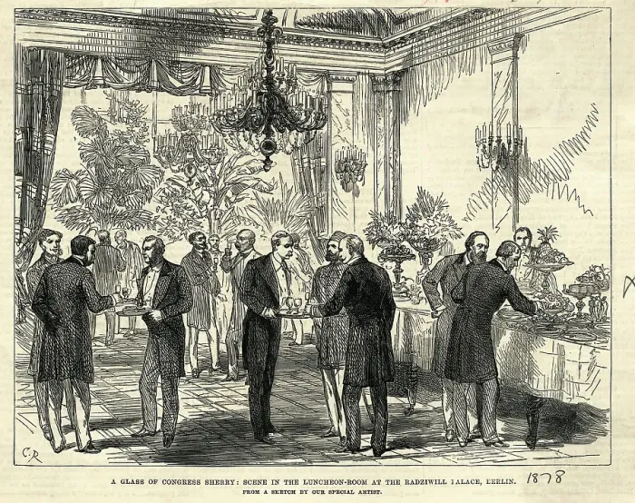 Framed Print : Luncheon Room During Congress of Berlin Framed Print : Luncheon Room During Congress of Berlin